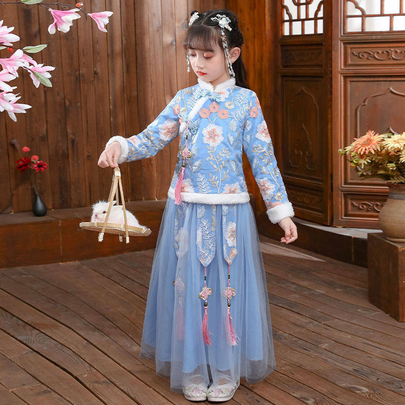 Baby Clothing Winter - Disfraz de Hanfu antiguo para niña,