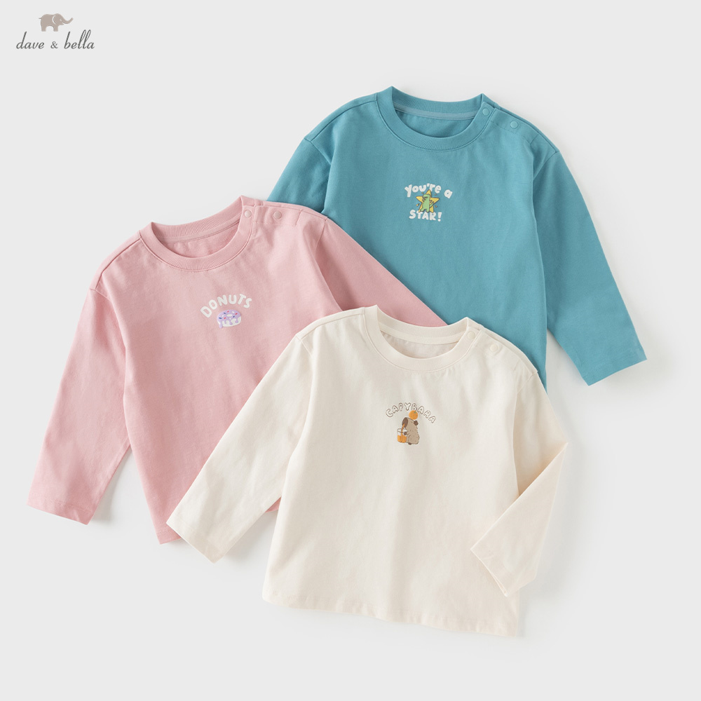 Baby Clothing Size - Camiseta Infantil Dave Bella de Algodón