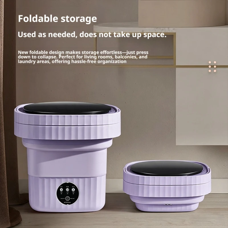 Mini Lavadora Plegable con Luz - Baby Clothing Washing Machine reseña y precio