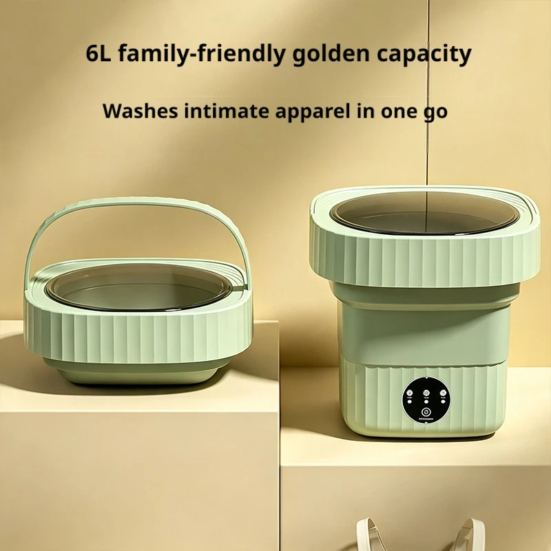 Mini Lavadora Plegable con Luz - Baby Clothing Washing Machine reseña y precio