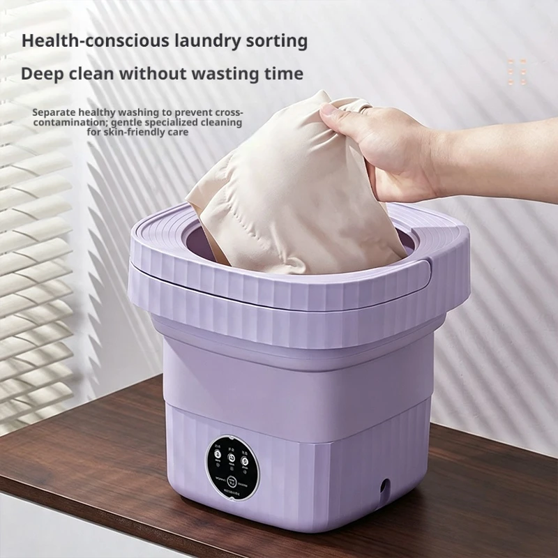 Mini Lavadora Plegable con Luz - Baby Clothing Washing Machine reseña y precio