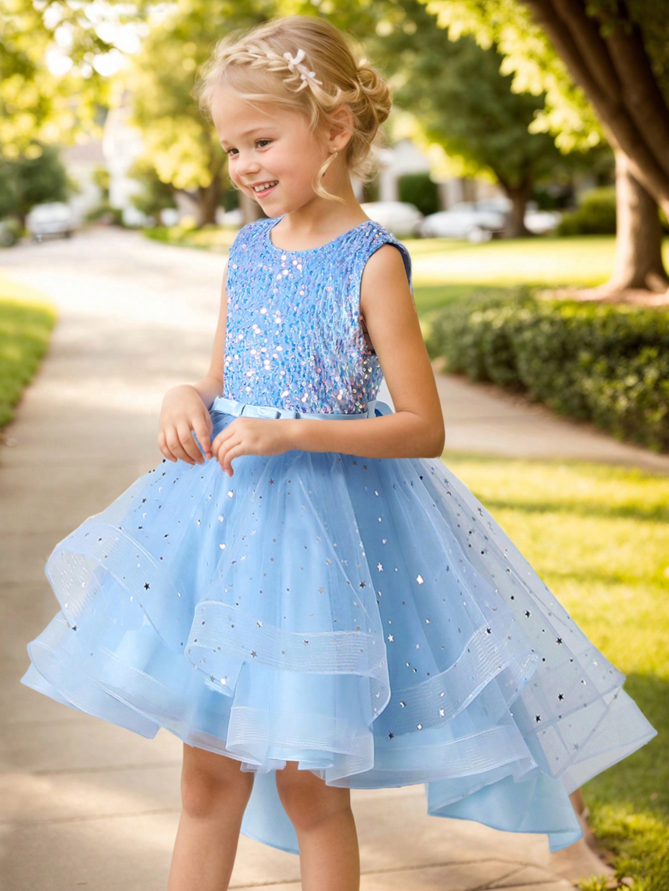 Vestido de Princesa con Lentej - Baby Clothing On Sale reseña y precio