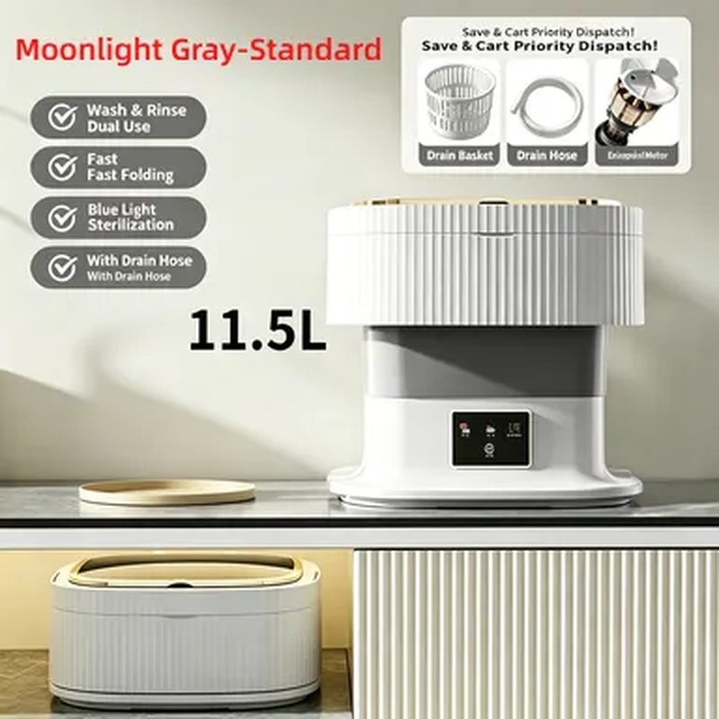 Lavadora portátil plegable par - Baby Clothing Washing Machine reseña y precio