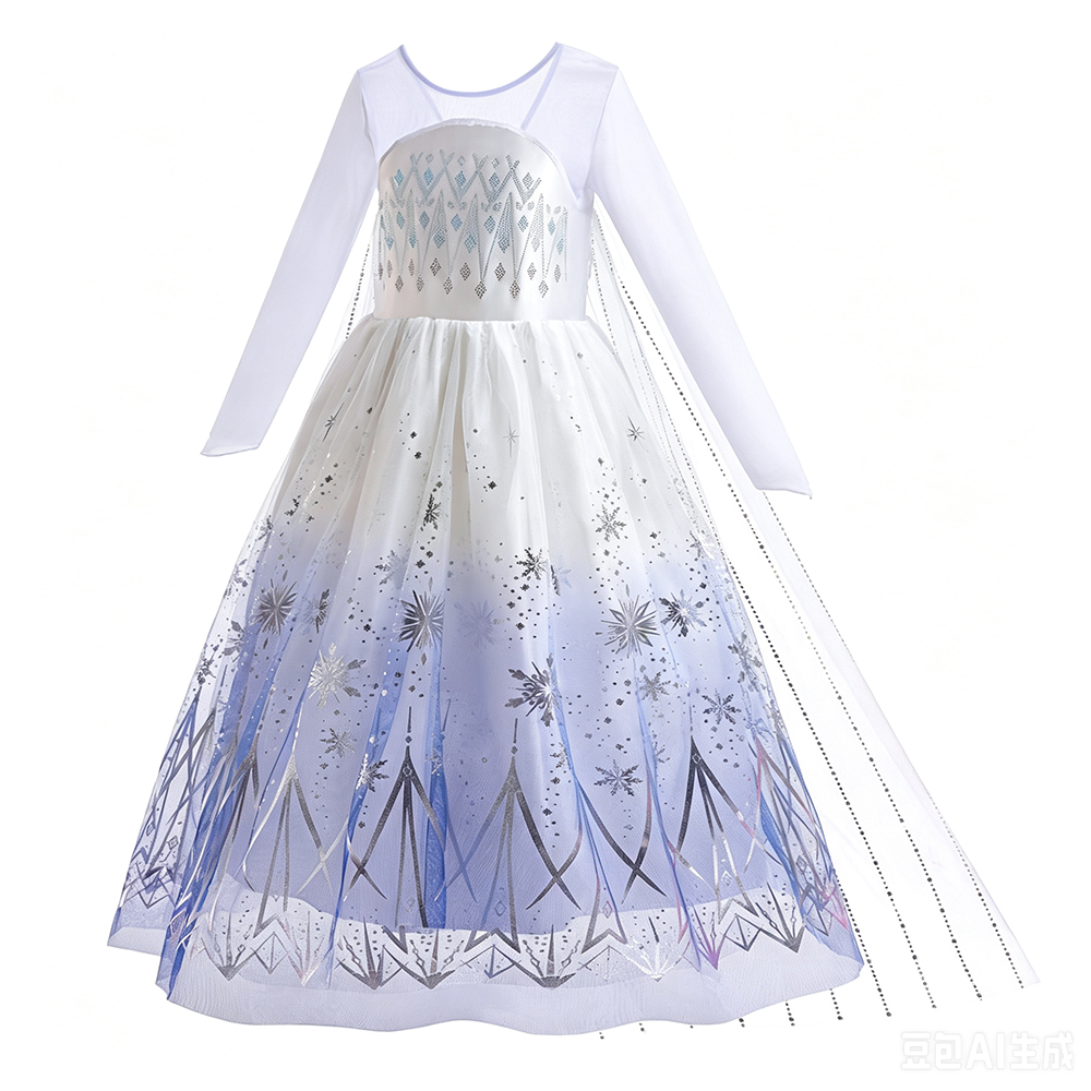 Vestidos Blancos de Elsa para  - Baby Clothing Size reseña y precio