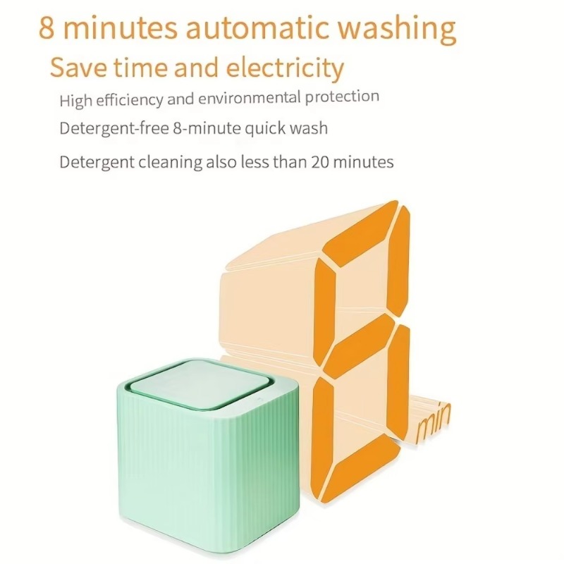 Mini lavadora automática, ropa - Baby Clothing Washing Machine reseña y precio