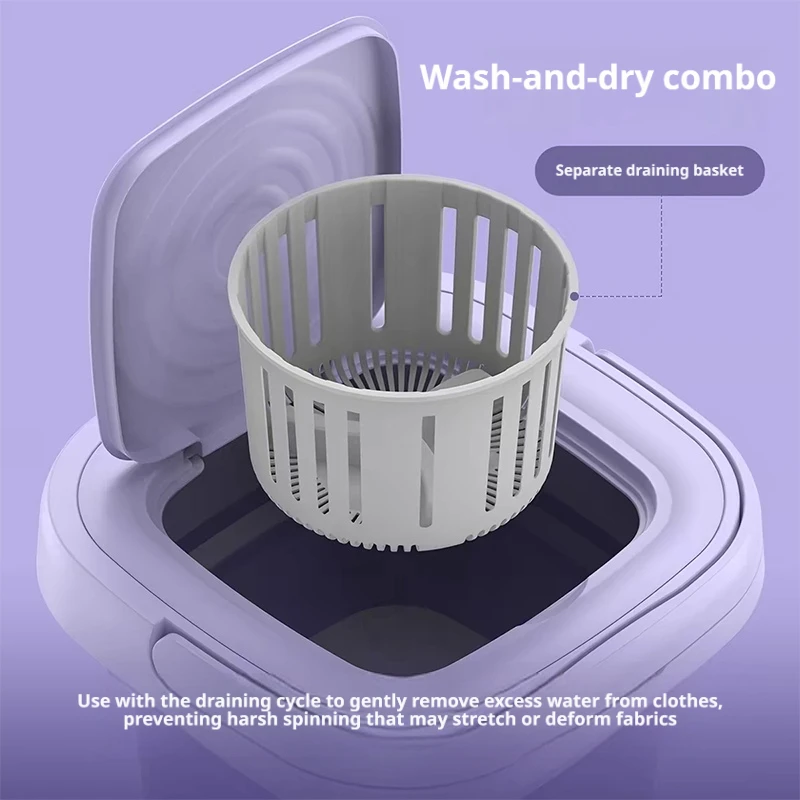 Mini Lavadora Plegable de 9L,  - Baby Clothing Washing Machine reseña y precio
