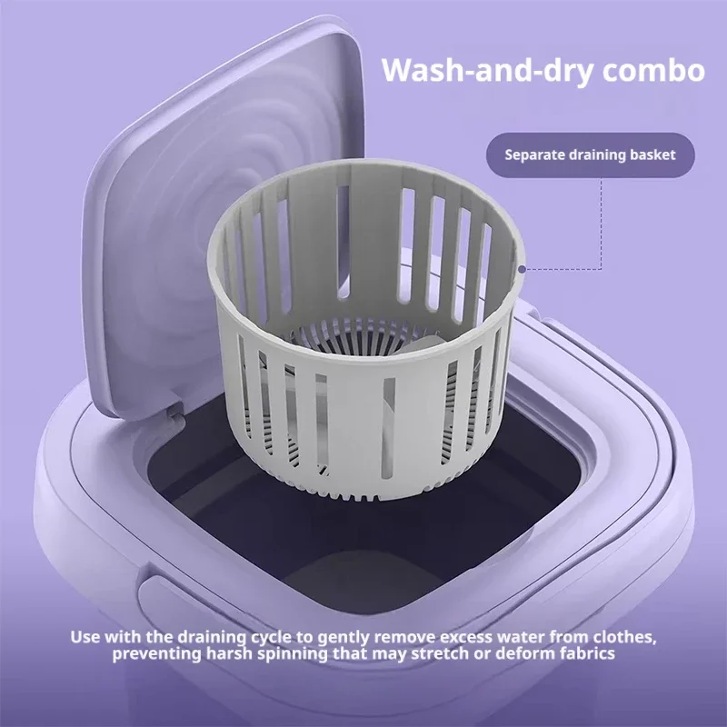 Mini Lavadora Plegable de 9L,  - Baby Clothing Washing Machine reseña y precio