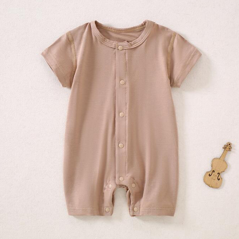 Mameluco de bebé de manga cort - Baby Clothing Factory reseña y precio