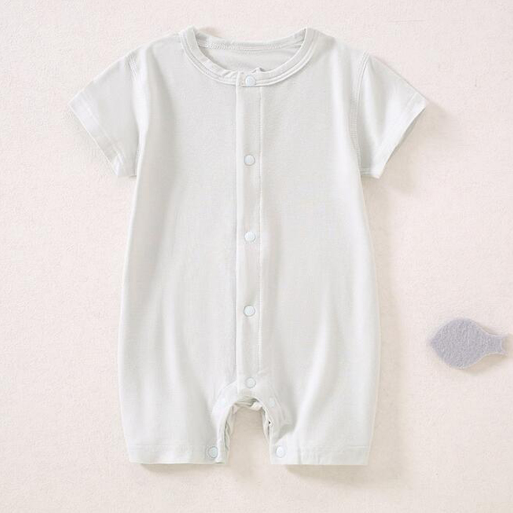 Mameluco de bebé de manga cort - Baby Clothing Factory reseña y precio