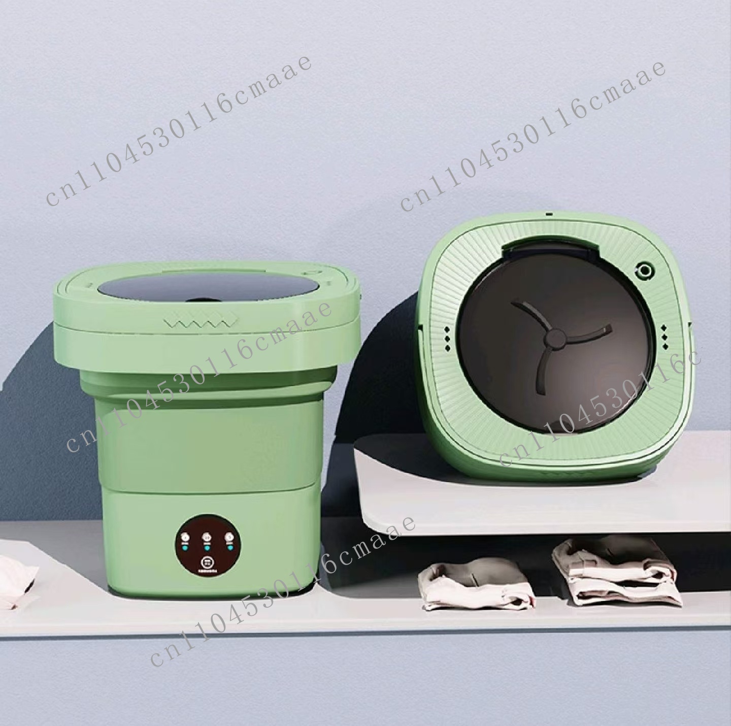 6L 8L plegable portátil no ocu - Baby Clothing Washing Machine reseña y precio